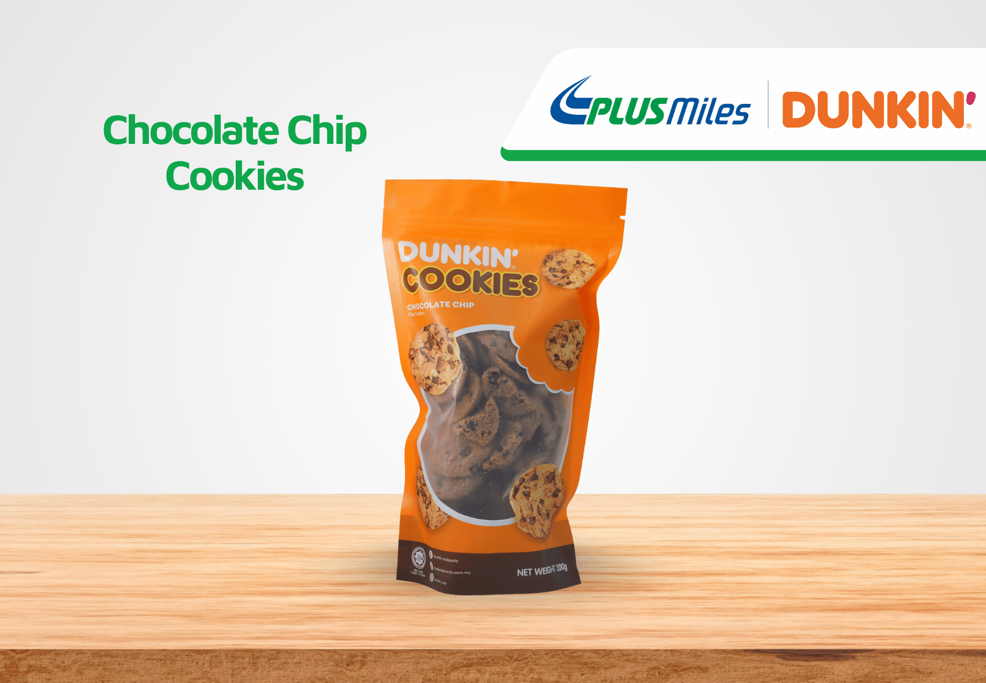 1 pack of Cookies 200gm (assorted flavours)