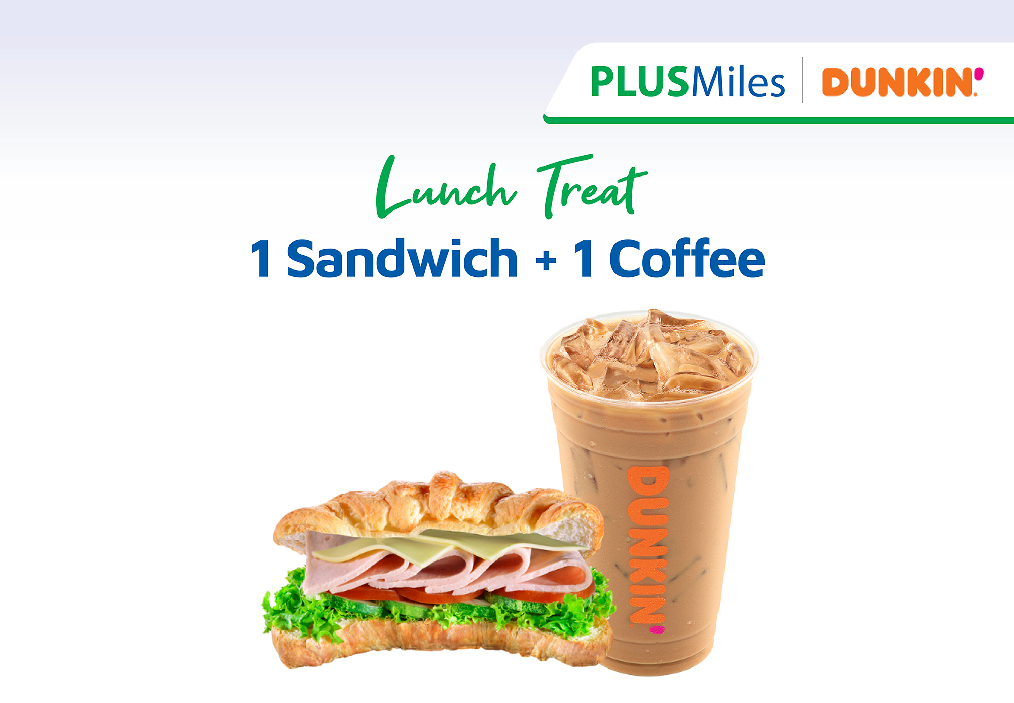 Lunch Treat: 1 Sandwich + 1 Coffee