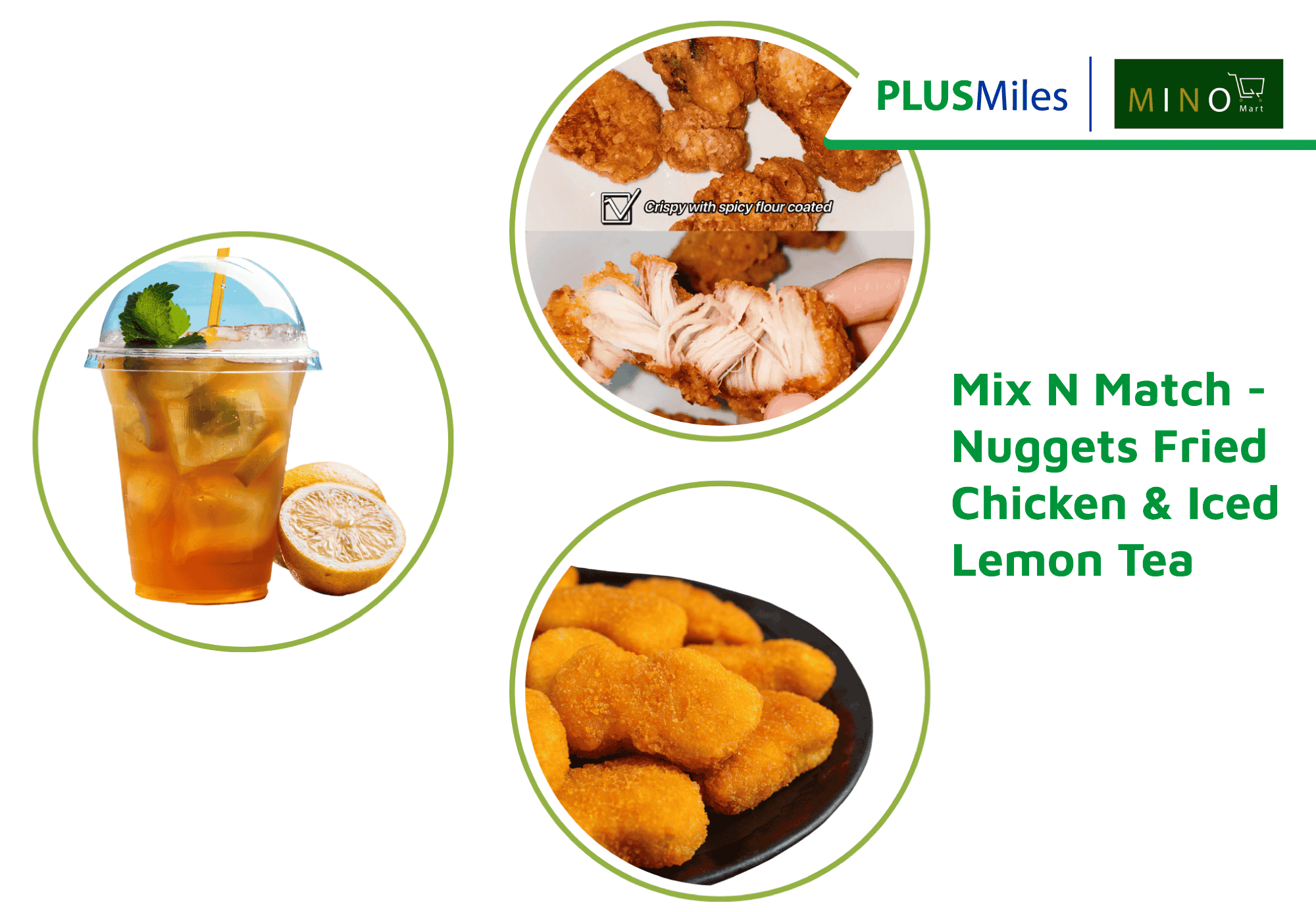 Mix & Match - Nuggets/Fried Chicken with Iced Lemon Tea