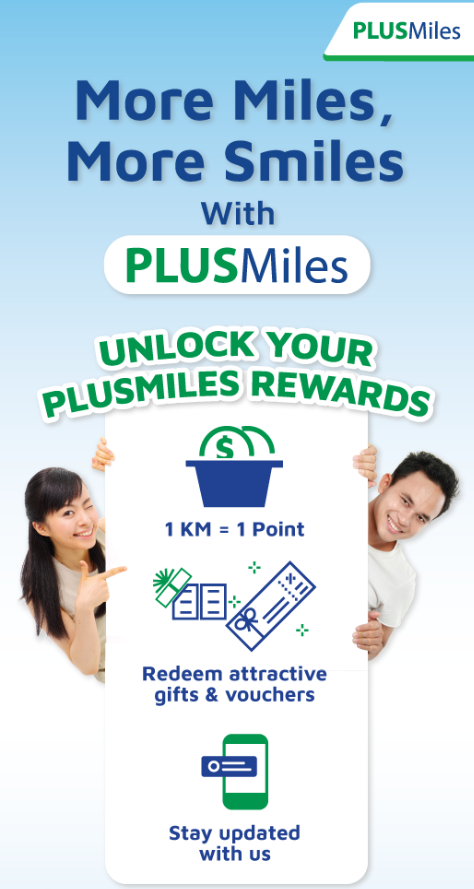 Get rewarded for using PLUS Highway